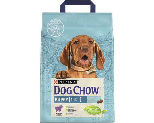 Hrană uscată pentru câini PURINA Dog Chow Puppy cu miel și orez 2,5 kg-0