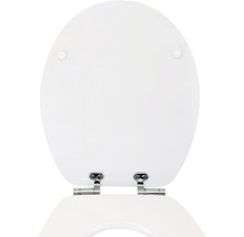 Capac WC form & style Flower, închidere lentă, ușor detașabil, 46,2x36,5 cm-thumb-6