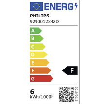 Bec LED Philips E27 5,5W 470 lumeni, glob mat A60, lumină caldă-thumb-1