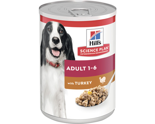 Hrană umedă pentru câini Hill's Adult cu curcan 370 g