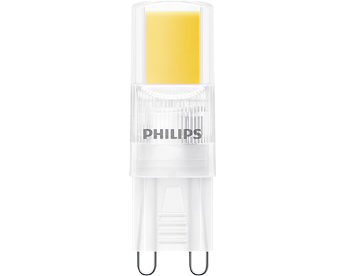 Bec LED Philips G9 2W 220 lumeni, formă capsulă, lumină caldă