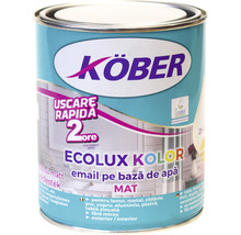 Email mat pe bază de apă Ecolux Kolor Köber alb 0,6 l-thumb-1