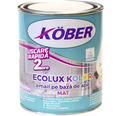 Email mat pe bază de apă Ecolux Kolor Köber negru 0,6 l