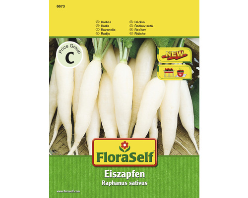 FloraSelf semințe de ridichi albe