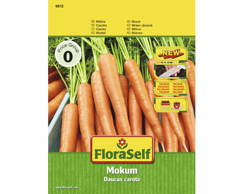 FloraSelf semințe de morcovi Mokum F1 la bandă