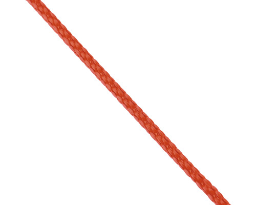 Cordelină polipropilenă Mamutec Paraloc Ø4mm 250daN, roșu