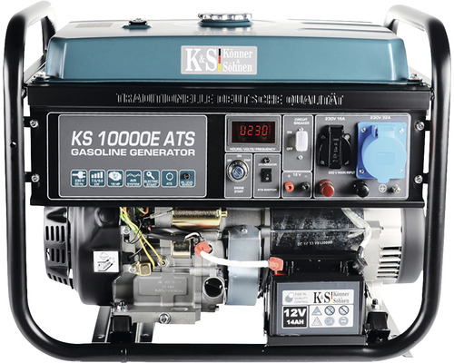 Generator de curent cu benzină Könner & Söhnen KS10000E ATS 8000W, monofazic, incl. automatizare
