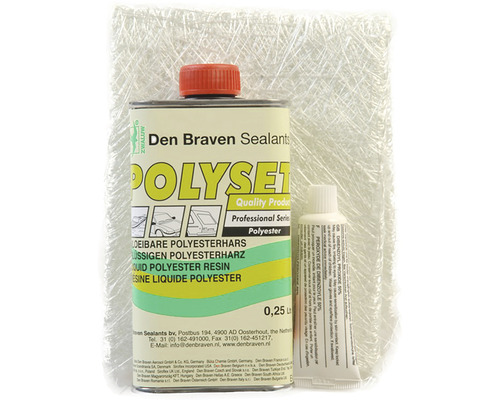 Kit adeziv bicomponent pentru reparații multiple Den Braven Polyset 250 ml-0