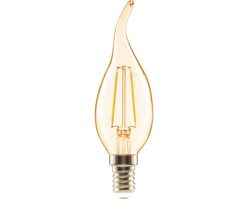 Bec vintage LED Flair E14 4W, glob lumânare decorativă, durată viață 15.000 h