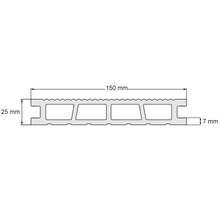 Profil terasă gri WPC 25x150x2400 mm-thumb-3