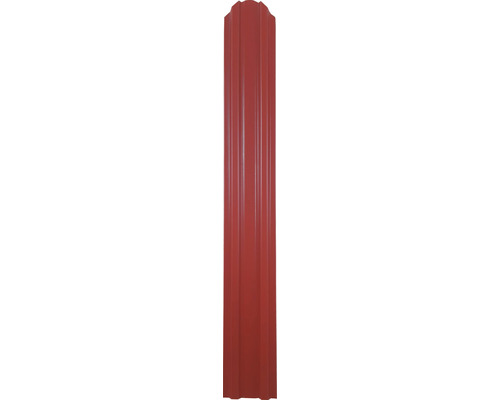 Şipcă metalică Bravo 175x9 cm roşu lucios-0