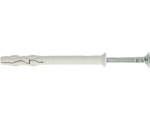 Dibluri plastic cu șurub cui percuție Fischer 6x60 mm, 50 bucăți