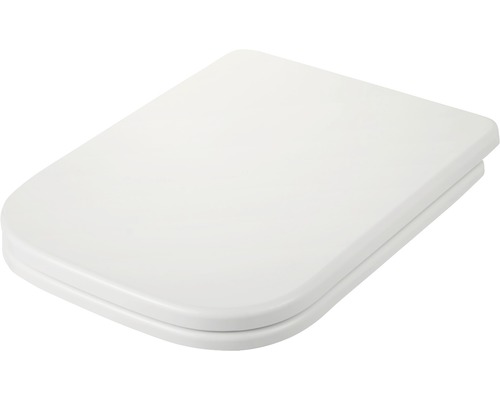 Capac WC cu închidere lentă form & style Angular duroplast alb 45,5x34 cm