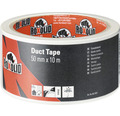 Bandă pentru reparații ROXOLID Duct Tape / Gaffa Tape albă 50 mm x 10 m