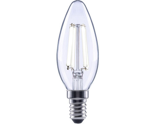 Bec LED variabil Flair E14 6W 806 lumeni, glob clar lumânare, lumină neutră