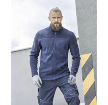 Bluză (polar) de lucru Ardon Michael, material fleece bleumarin, mărimea S-thumb-2