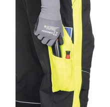 Pantaloni de lucru Ardon Neon din bumbac + poliester negru/galben, mărimea 46-thumb-7