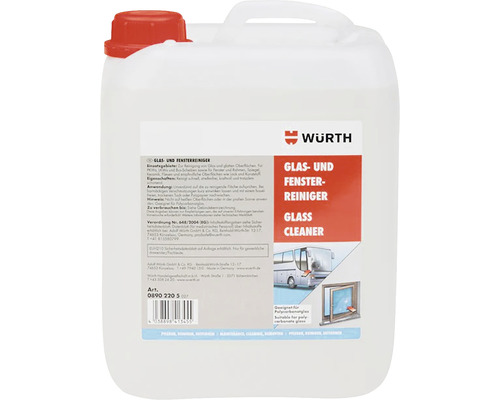 Soluție de curățat geamuri (detergent) Würth 5L-0