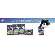 Hrană umedă pentru pisici PURINA Felix Fantastic cu iepure în aspic 85 g-thumb-3