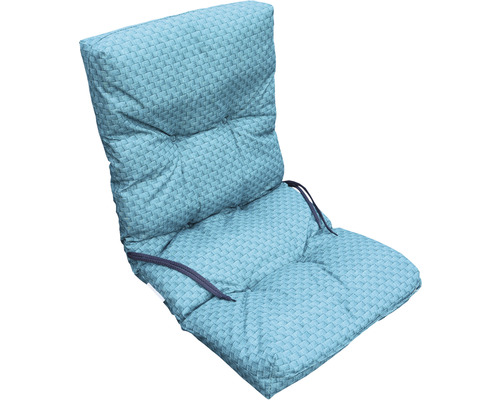 Pernă soft pentru scaun 120x48x6 cm turcoaz