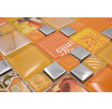 Mozaic XCM MC569 silver orange 29,8x29,8 cm-thumb-1