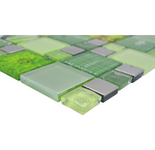 Mozaic XCM MC559 combi silver green 29,8x29,8 cm-thumb-2