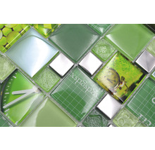 Mozaic XCM MC559 combi silver green 29,8x29,8 cm-thumb-4