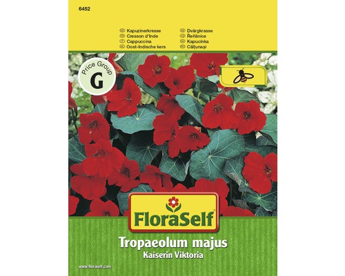 FloraSelf semințe de conduraș Împărăteasa Victoria "Tropaeolum majus"