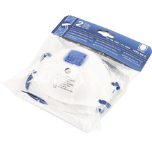 Mască FFP2 simplă de protecție cu supapă pentru expirație, pachet 2 bucăți-thumb-2