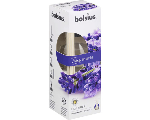 Odorizant Bolsius difuzor cu bețișoare aromă lavandă 45 ml