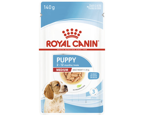 Hrană umedă pentru câini Royal Canin Medium Puppy 140 g