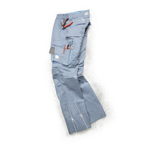 Pantaloni de lucru Ardon Summer din bumbac + poliester gri/albastru, mărimea 46-thumb-3