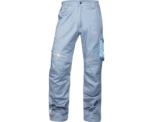 Pantaloni de lucru Ardon Summer din bumbac + poliester gri/albastru, mărimea 46-0