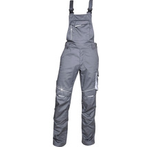 Pantaloni de lucru cu pieptar Ardon Summer din bumbac + poliester gri, mărimea 46-thumb-0