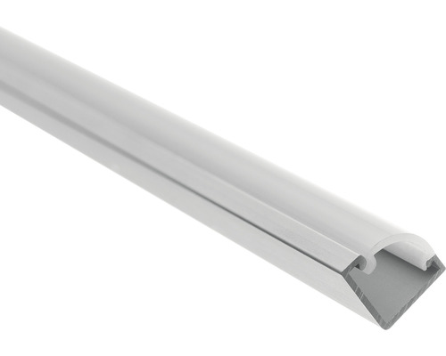 Profil aluminiu cu autoadeziv LPS12 2m pentru benzi LED, incl. capace și abajur difuzor