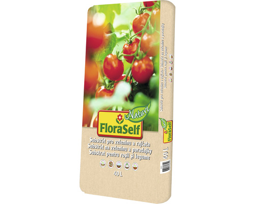 Substrat pentru roșii și legume FloraSelf Nature 40 l-0