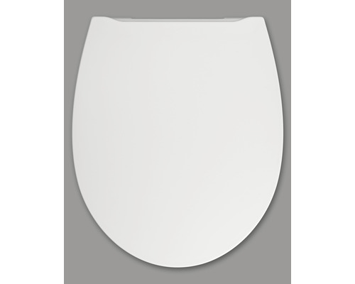 Capac WC form & style Aruba, închidere lentă, alb-0