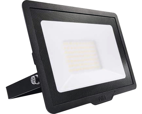 Proiector cu LED integrat Pila 10W 800 lumeni IP65, lumină caldă, negru-0