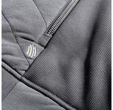 Jachetă de lucru Ardon Hybrid din poliester gri închis, mărimea L-thumb-3