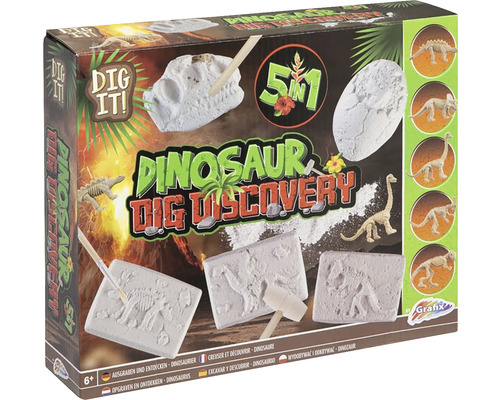 Set descoperire dinozauri Dinosaur Dig Discovery