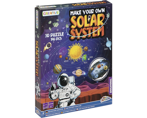 Set creativ puzzle 3D sistem solar