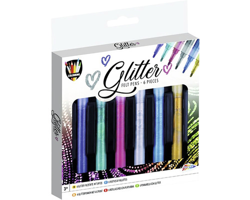 Set 6 markere glitter-0