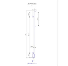 Radiator (calorifer) baie electric portprosop Mario Ray 1500x30 mm 90W inox-thumb-4