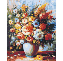 Pictură pe numere Luxurious bouquet in a vase 40x50 cm-thumb-0