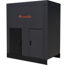 Cazan / Centrală termică pe peleți Fornello Eco Energy 40 kW, echipată cu automatizare, pompă, afișaj digital, arzător fontă, buncăr integrat 100 kg, 128x119x80 cm-thumb-0