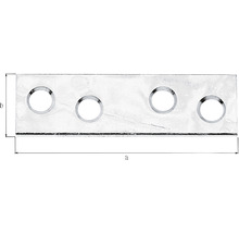 Conector plat, zincat, 50x15-thumb-1