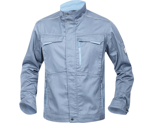 Jachetă de lucru Ardon Summer din bumbac + poliester gri/albastru, mărimea L