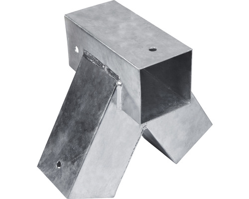 Conector grinzi lemn tip „A” Connex 90x90 mm, unghi 60°, oțel zincat-0