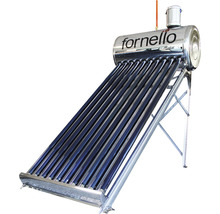 Panou solar nepresurizat Fornello, rezervor inox 82 l, 10 tuburi vidate, vas flotor 5 l-thumb-0