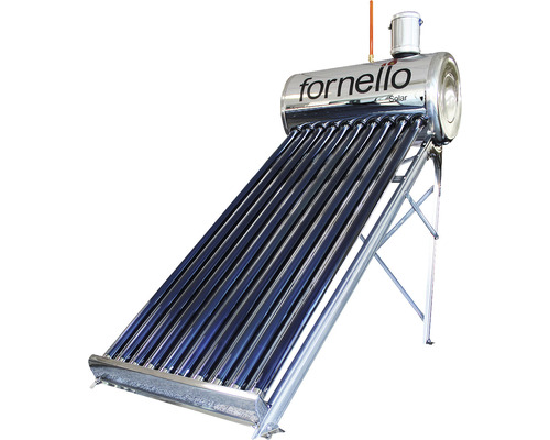 Panou solar nepresurizat Fornello, rezervor inox 82 l, 10 tuburi vidate, vas flotor 5 l-0